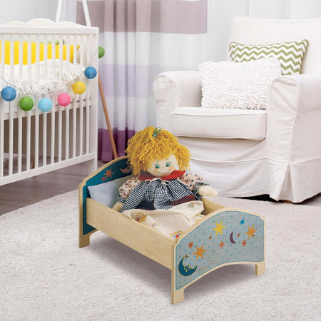 Lettino Per Bambole - Luna Gioco in Legno per Bambini Dida