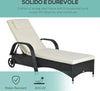Lettino-Prendisole-da-Giardino-con-Ruote,-Sedia-a-Sdraio-per-Spiaggia-con-Altezza-Regolabile-in-Rattan,-Nero-e-Crema,-200x73x103cm--862-005BK
