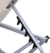 Lettino-Prendisole-in-Alluminio-con-Schienale-Reclinabile-a-5-Livelli,-163x58.5x91cm,-Crema-84B-386CW