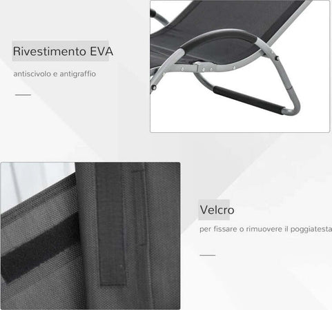 Lettino-Prendisole-in-Alluminio,-Sedia-Sdraio-da-Giardino-in-Textilene-con-Poggiatesta-Rimovibile-84B-572BK