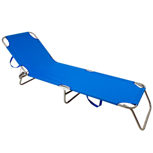 Lettino prendisole pieghevole Rimini brandina da spiaggia e balcone