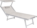 LETTINO-SPIAGGIA-CON-PARASOLE-E-POGGIATESTA-'BUDEL-doppio---cm.208-x-85-x-h-40,5-Lif