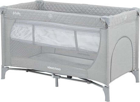Lettino-viaggio-Kikka-Boo-31003010065-MEDLEY-Pieghevole-2-livelli-Grey