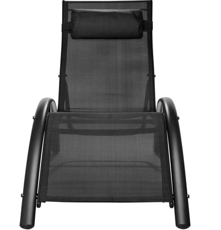 Lettino prendisole in alluminio "Sophia" impilabile per piscina e giardino