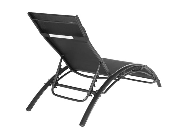 Lettino prendisole in alluminio "Sophia" impilabile per piscina e giardino
