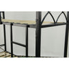 Letto a castello Wind con struttura in metallo bianco