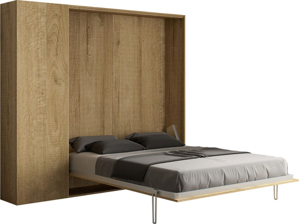 Letto-a-scomparsa-160-verticale-Kentaro-con-colonna