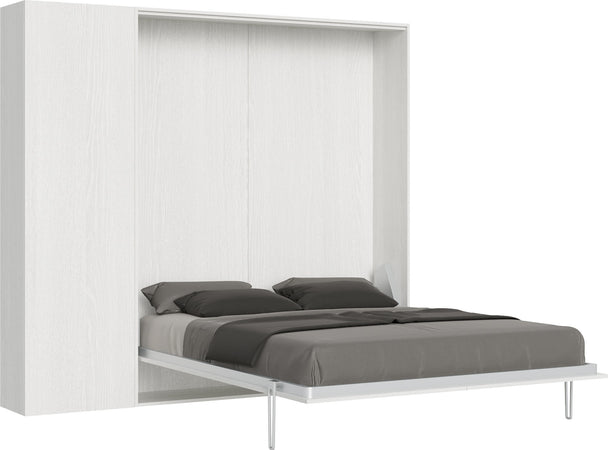 Letto-a-scomparsa-160-verticale-Kentaro-con-colonna