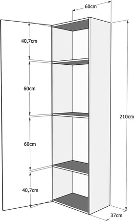 Letto-a-scomparsa-160-verticale-Kentaro-con-colonna