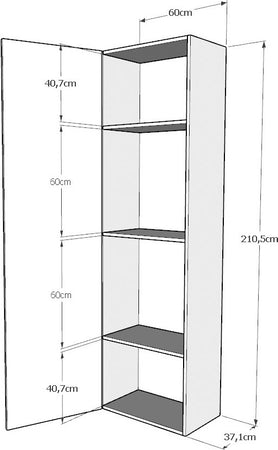 Letto-a-scomparsa-160-verticale-Kentaro-con-colonna