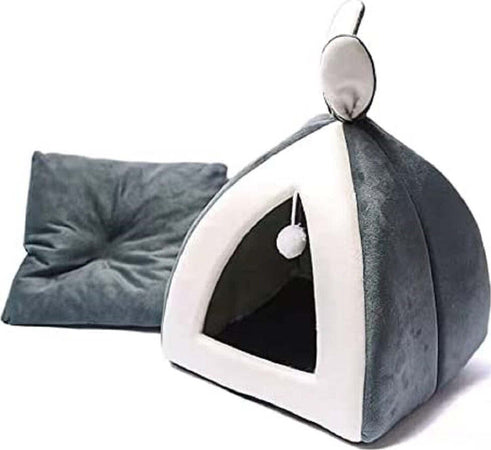 Letto Cuscino Cuccia Per Gatti Di Piccola Taglia S Coniglio Grigio 28x28x29cm Prodotti per animali > Prodotti per Cani > Cucce Trade Shop italia - Napoli, Commerciovirtuoso.it