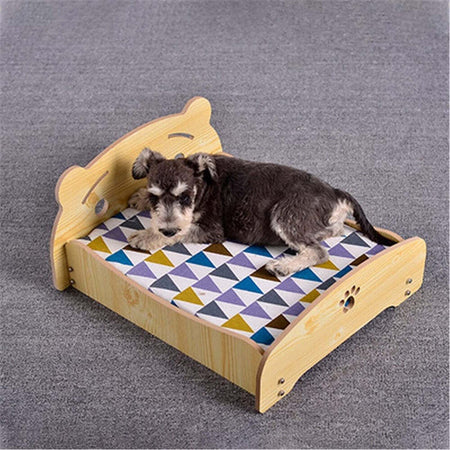 Letto Cuscino Per Cani Gatti Animali Domestici Durevole In Legno 47 X 42 X 23cm Prodotti per animali > Prodotti per Cani > Cucce Trade Shop italia - Napoli, Commerciovirtuoso.it