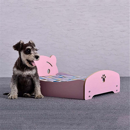 Letto Cuscino Per Cani Gatti Animali Domestici Durevole In Legno 47 X 42 X 23cm Prodotti per animali > Prodotti per Cani > Cucce Trade Shop italia - Napoli, Commerciovirtuoso.it