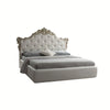 Letto matrimoniale Savoia bianco con contenitore