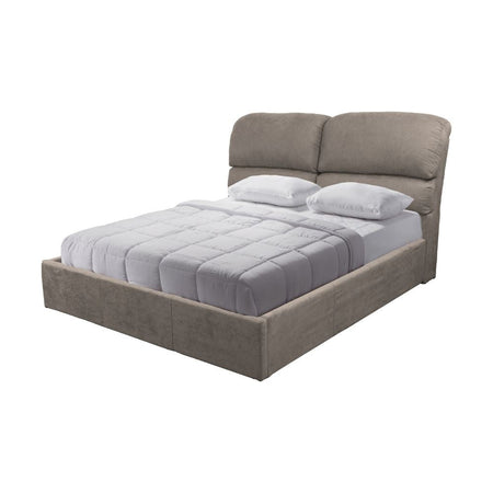 Letto matrimoniale Sofaback contenitore in tessuto Enjoy 03 taupe