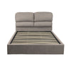 Letto matrimoniale Sofaback contenitore in tessuto Enjoy 03 taupe