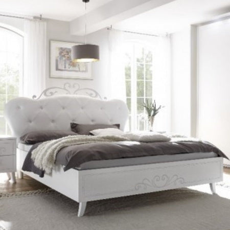 Letto Pamuk in legno bianco