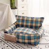 Letto Per Cani Traspirante Cotone Lavabile Divano Taglia S 45x35 Cm Griglia Blu Prodotti per animali > Prodotti per Cani > Cucce Trade Shop italia - Napoli, Commerciovirtuoso.it