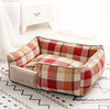 Letto Per Cani Traspirante Cotone Lavabile Divano Tg.s 45x35cm Griglia Rossa Prodotti per animali domestici/Cani/Lettini accessori e mobili/Lettini Trade Shop italia - Napoli, Commerciovirtuoso.it
