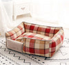 Letto Per Cani Traspirante Cotone Lavabile Divano Tg.xl 76 X 71 Cm Griglia Rossa Prodotti per animali > Prodotti per Cani > Cucce Trade Shop italia - Napoli, Commerciovirtuoso.it