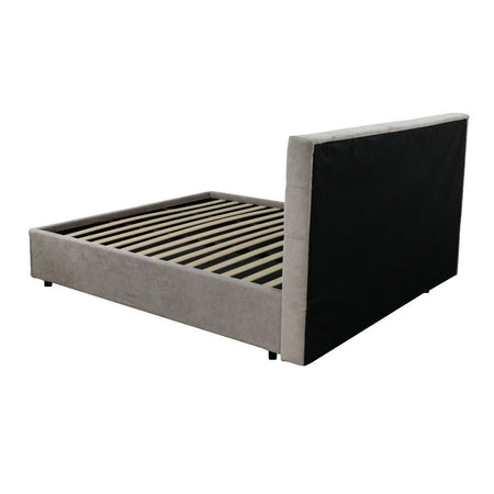 Letto singolo Ascoli contenitore in tessuto Enjoy 03 tortora