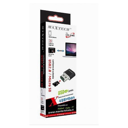 Lettore Di Scheda Usb2.0 / Micro Sd Card Adattatore 480mbps Pc Notebook Lto-sm01