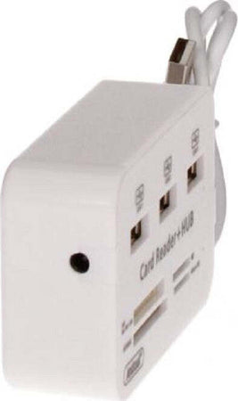 Lettore Di Schede Carte + Hub Usb 2.0 3 Porte Usb Slot Ms Sd Mmc Tf M2 Q-h02 Elettronica/Informatica/Accessori/USB Hub Trade Shop italia - Napoli, Commerciovirtuoso.it