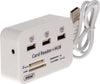Lettore Di Schede Carte + Hub Usb 2.0 3 Porte Usb Slot Ms Sd Mmc Tf M2 Q-h02 Elettronica/Informatica/Accessori/USB Hub Trade Shop italia - Napoli, Commerciovirtuoso.it
