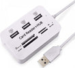Lettore Di Schede Carte + Hub Usb 2.0 3 Porte Usb Slot Ms Sd Mmc Tf M2 Q-h02 Elettronica/Informatica/Accessori/USB Hub Trade Shop italia - Napoli, Commerciovirtuoso.it