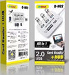 Lettore Di Schede Carte + Hub Usb 2.0 3 Porte Usb Slot Ms Sd Mmc Tf M2 Q-h02 Elettronica/Informatica/Accessori/USB Hub Trade Shop italia - Napoli, Commerciovirtuoso.it
