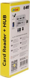 Lettore Di Schede Carte + Hub Usb 2.0 3 Porte Usb Slot Ms Sd Mmc Tf M2 Q-h02 Elettronica/Informatica/Accessori/USB Hub Trade Shop italia - Napoli, Commerciovirtuoso.it
