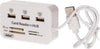 Lettore Di Schede Carte + Hub Usb 2.0 3 Porte Usb Slot Ms Sd Mmc Tf M2 Q-h02 Elettronica/Informatica/Accessori/USB Hub Trade Shop italia - Napoli, Commerciovirtuoso.it