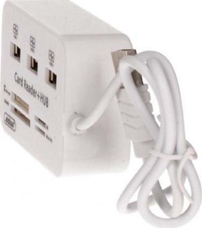Lettore Di Schede Carte + Hub Usb 2.0 3 Porte Usb Slot Ms Sd Mmc Tf M2 Q-h02 Elettronica/Informatica/Accessori/USB Hub Trade Shop italia - Napoli, Commerciovirtuoso.it