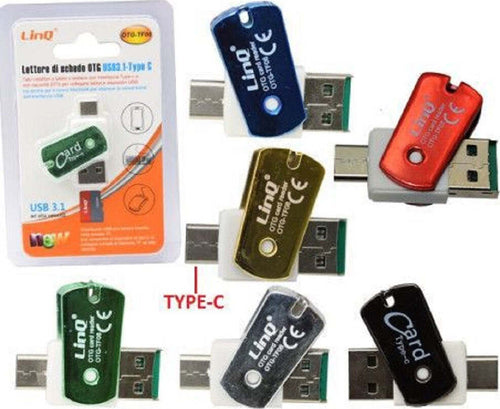 Lettore Di Schede Memory Card Micro Sd Otg Usb 3.1 - Type C Adattatore Otg-tf08 Elettronica/Informatica/Accessori/Adattatori/Adattatori USB a USB Trade Shop italia - Napoli, Commerciovirtuoso.it