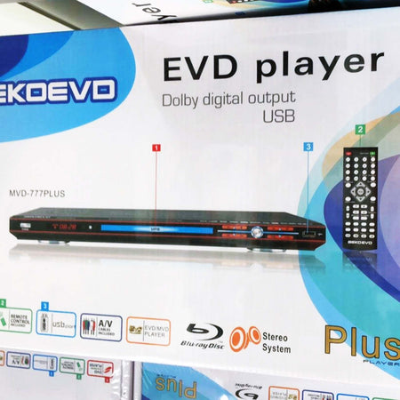 LETTORE DVD PLUS PLAYER BLU-RAY BLURAY DISC EVD/MVD USB DOLBY DIGITAL OUTPUT  Trade Shop italia - Napoli, Commerciovirtuoso.it