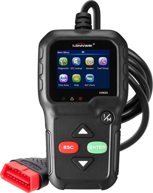 LETTORE OBD KONNWEI KW680 SCANNER CODICI AUTO DIAGNOSTICA TESTER ANALISI OBD2II  Trade Shop italia - Napoli, Commerciovirtuoso.it