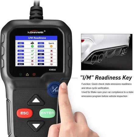 LETTORE OBD KONNWEI KW680 SCANNER CODICI AUTO DIAGNOSTICA TESTER ANALISI OBD2II  Trade Shop italia - Napoli, Commerciovirtuoso.it
