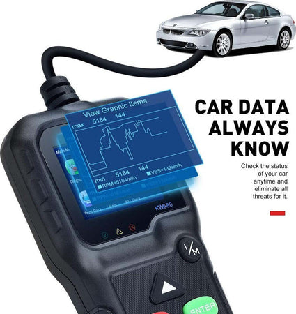 LETTORE OBD KONNWEI KW680 SCANNER CODICI AUTO DIAGNOSTICA TESTER ANALISI OBD2II  Trade Shop italia - Napoli, Commerciovirtuoso.it