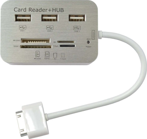 LETTORE SCHEDE 7 IN 1 HUB CARD READER ADATATTORE SD USB IPAD MINI IPHONE Elettronica/Cellulari e accessori/Accessori/Cavi e adattatori/Cavi USB Trade Shop italia - Napoli, Commerciovirtuoso.it
