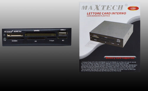 Lettore Schede Di Memoria Interno Ms Sd Mmc Tf Md Cf Usb 2.0 Maxtech Lt-it001 Informatica e Videogiochi > Archiviazione Dati > Lettori Schede Memoria Trade Shop italia - Napoli, Commerciovirtuoso.it