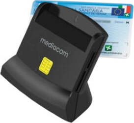 Lettore Smart Card USB 2.0 High Speed - Mediacom Elettronica/Informatica/Accessori/Accessori per schede di memoria/Lettori schede di memoria esterni Eurocartuccia - Pavullo, Commerciovirtuoso.it
