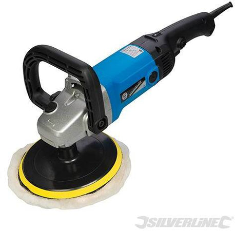 Levigatrice 1200W Silverline lucidatrice 220v platorello disco accessori OFFERTA