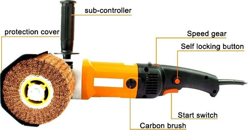 Levigatrice A Rullo Spazzolatura Satinatura Metalli Smerigliatrice 1900w Mod 120 Fai da te/Utensili elettrici e a mano/Utensili elettrici/Levigatrici/Levigatrici a tamburo Trade Shop italia - Napoli, Commerciovirtuoso.it