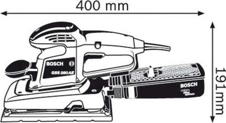 LEVIGATRICE ORBITALE BOSCH GSS 280 AE PROFESSIONALE CON MICROFILTRO 226x114mm Fai da te/Utensili elettrici e a mano/Utensili elettrici/Levigatrici/Levigatrici rotoorbitali Trade Shop italia - Napoli, Commerciovirtuoso.it