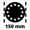 Levigatrice rotorbitale pneumatica smerigliatrice TC-PE 150 per piallare legno ferro e plastica