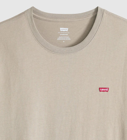 Levi's T-shirt Uomo Original HM Tee Beige in Cotone Regular Fit 566050301