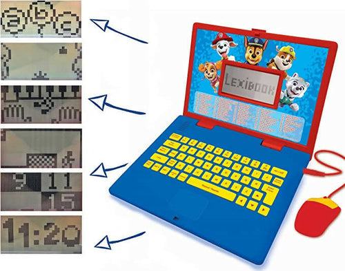 Lexibook Disney PAW PATROL Giocattolo Educativo Bilingue Computer Portatile Italiano / Inglese Per Bambini Inclusi 124 Programmi Giochi e giocattoli/Elettronica per bambini/Giochi elettronici Cartoleria Deja Vu - Crotone, Commerciovirtuoso.it