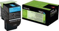Lexmark - Toner - Ciano - 70C20C0 - return program - 1.000 pag Elettronica/Informatica/Stampanti e accessori/Accessori per stampanti a inchiostro e laser/Cartucce d'inchiostro Eurocartuccia - Pavullo, Commerciovirtuoso.it