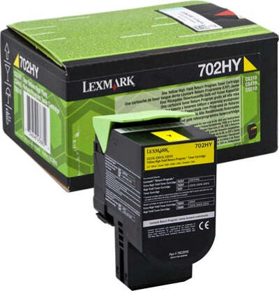 Lexmark - Toner - Giallo - 70C2HY0 - return program - 3.000 pag Elettronica/Informatica/Stampanti e accessori/Accessori per stampanti a inchiostro e laser/Cartucce d'inchiostro Eurocartuccia - Pavullo, Commerciovirtuoso.it
