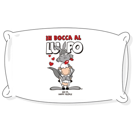 Fantafedera Happy People In Bocca al Lupo Cotone 50x80
